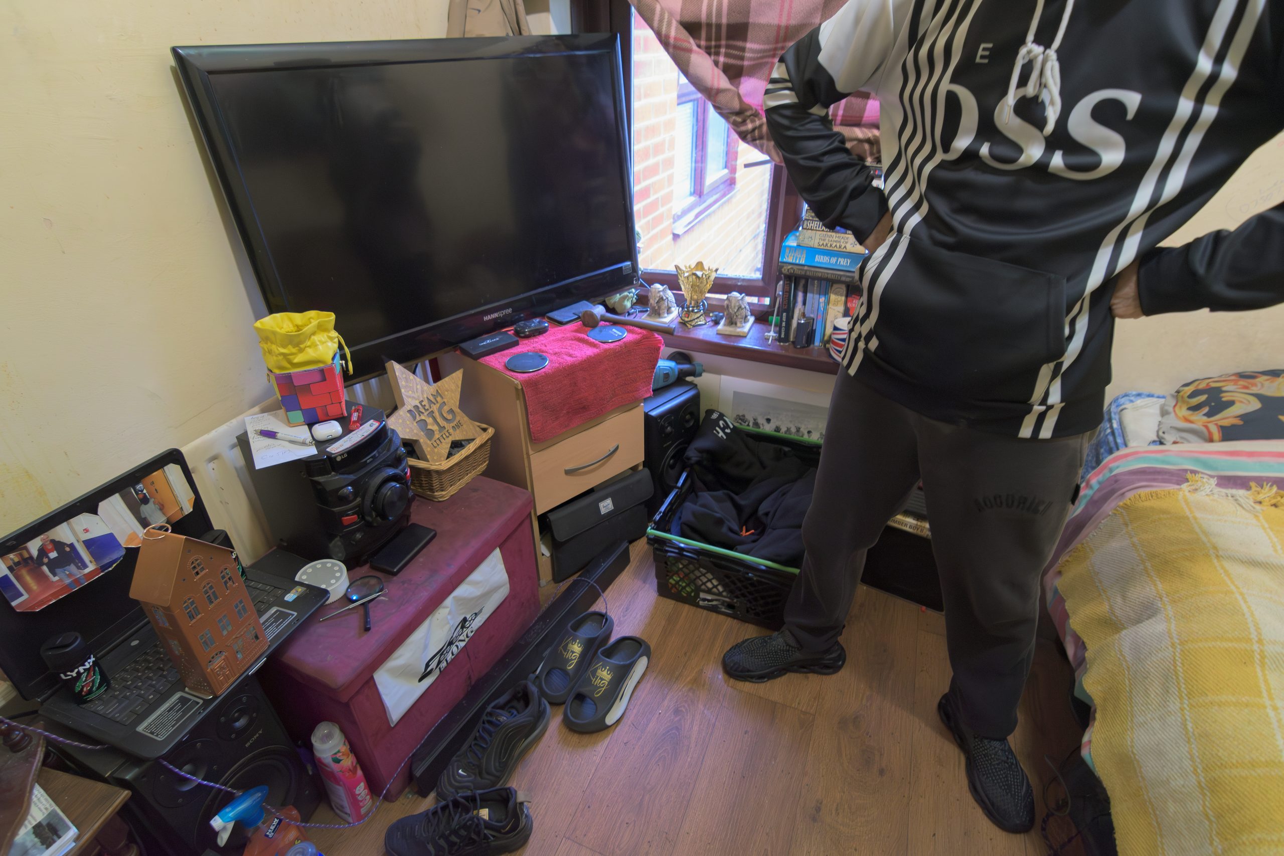Accomodation based support. Clients room. Southampton guidance and aid for homelessness.